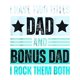 thumbnail image 2 of I Have Two Titles, Dad And Dad T-shirts Casual Cotton Graphic tees, 2 of 7
