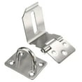 thumbnail image 2 of Anti Theft Stainless Steel Door Lock Hasp Staple Padlock Clasp Shed Latch Tool, 2 of 11