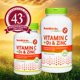 thumbnail image 5 of NutriBiotic – Vitamina C + Vitamina D3 y Zinc, 100 Cápsulas | Apoyo inmunológico potente e integral | Suplemento diario esencial y antioxidante | Sin gluten ni OGM, 5 of 5