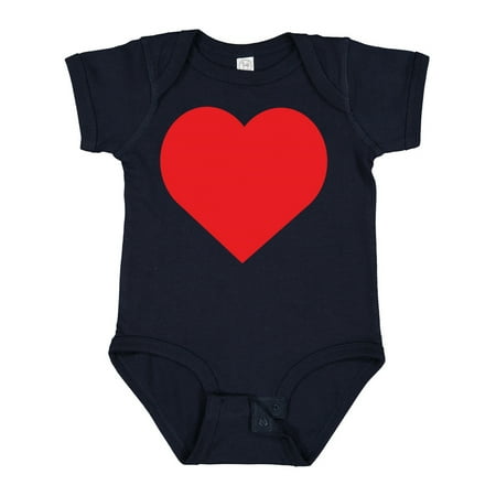 

Inktastic Red Heart Gift Baby Boy or Baby Girl Bodysuit