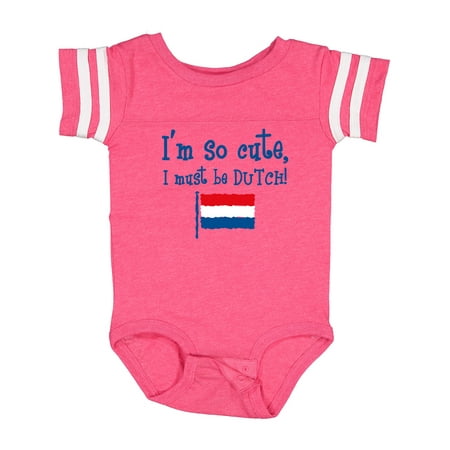 

Inktastic So Cute Dutch Boys or Girls Baby Bodysuit