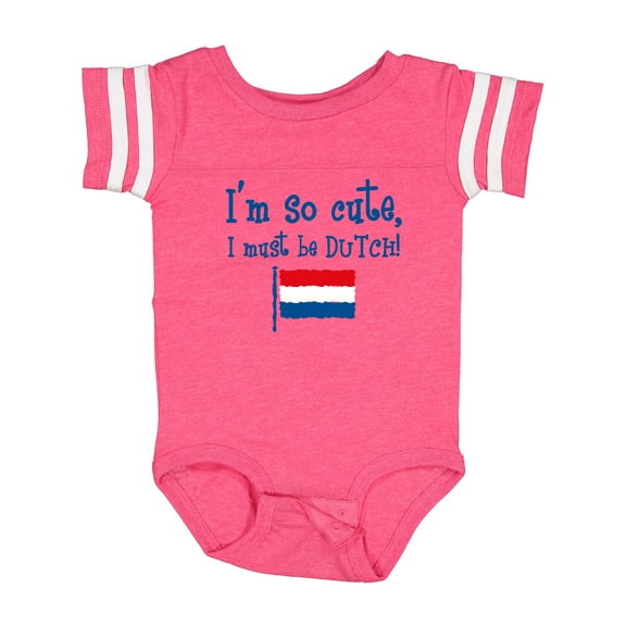 Inktastic So Cute Dutch Boys or Girls Baby Bodysuit
