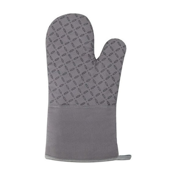 Heat Resistant Oven Gloves Basdi Heat-Resistant Silicone Oven Gloves - 482°F Non-Slip Protection for BBQ and Baking | Cotton Lined, Gray Color, Ensures Safe Handling of Hot Pots and Pans, Grey1
