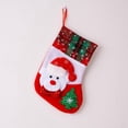 thumbnail image 6 of 4 Pcs Christmas Stocking Christmas Tree Pendant Christmas Decoration Supplies Kids Candy Bag Gift Bag Apple Bag, 6 of 7