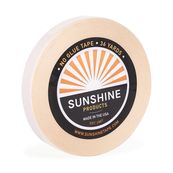 Sunshine Tape | No Glue Wig Adhesive Tape Roll | 3/4" x 36 YDS | Double Sided, Medical Grade