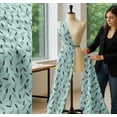 thumbnail image 5 of Soimoi Green Cotton Voile Fabric Shadow & Bat Animal Fabric Prints By Yard 42 Inch Wide, 5 of 7