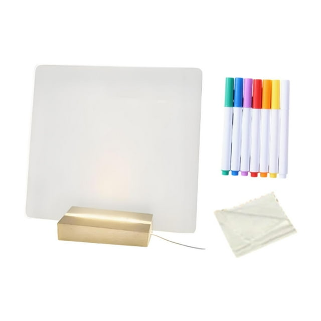 GROWTH TANK Acrylic Display Planner Board Desktop DIY Lamp for Office Dining Room Indoor A