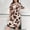 Beige, variant on Sakmal Short Sleeve Womens Moo Moo Nightgown Heart Print Mumu Dress Casual Crew Neck Ladies Nightgown 2XL