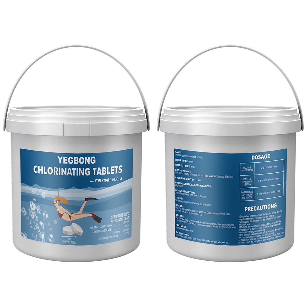 Chlorine Tablets Swimming Pool Cleaner Multifunctional Pool