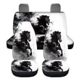 thumbnail image 2 of KUIFORTI Horse Car Seat Covers for Women, 4 PCS Universal Front Seats and Rear Bench Cover Protecto Automobile Seats Cushion Pad Mat, Automobile Interior Decorate Accessories, 2 of 7