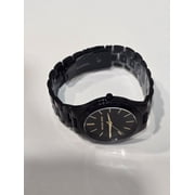 Michael Kors Women's Classic Black-Tone Stainless Steel Bracelet Watch