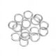 thumbnail image 3 of Pulsera de plata de ley S925 con anillo de conexión de bucle abierto y bucle cerrado, accesorios de joyería DIY chapados en oro, 3 of 5