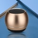 thumbnail image 2 of Pisexur - Altavoz Bluetooth de metal para hombre, minialtavoz, subwoofer portátil para exteriores, sonido HIFI, reducción de ruido inteligente, organizador de electrónica para niños, 2 of 6