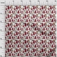 thumbnail image 2 of oneOone Cotton Flex White Fabric Merry Christmas Craft Projects Decor Fabric Printed By The Yard 40 Inch Wide-08E, 2 of 4