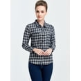 thumbnail image 2 of Camii Mia Flannel Shirts for Women Casual Long Sleeve Button Down Plaid Shirts, 2 of 7