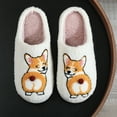thumbnail image 2 of Fuzzy Slippers For Women Fall Winter Slippers Warm Padded Non Indoor Slippers Warm Cozy Winter House Slippers Bedroom Indoor House Shoes, 2 of 7