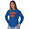 thumbnail image 4 of Vintage Blow Pop Cute Bubblegum Candy Long Sleeve TShirt Men Women Brisco Brands M, 4 of 6
