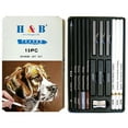 thumbnail image 5 of H&B 15PcsSet Art Supplies Drawing Kit White Charcoal and Pastel Pencils Set Painting Tools, 5 of 6