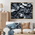 thumbnail image 2 of Designart "Rocks Explosion in Tachisme Grey" Oversized Abstract Framed Wall Art - Transitional Grey Tachisme Bedroom Framed Canvas Wall Art, 2 of 7