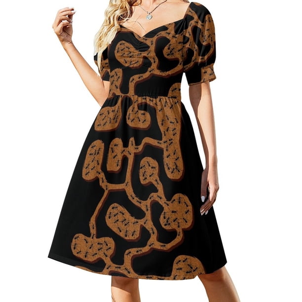 Increíble vestido de manga corta Ant Farm ropa de mujer de verano 2025 vestido de fiesta elegante para mujer 2025