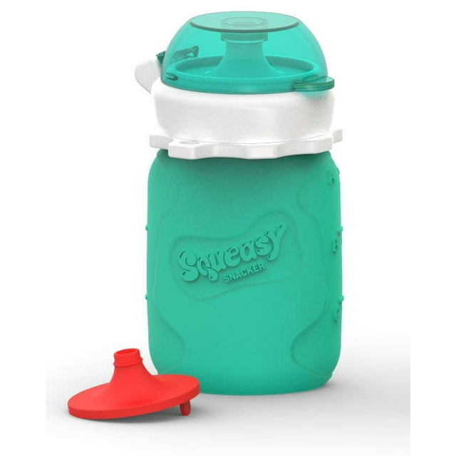 Squeasy Gear - Snacker Baby Reusable Food Pouch with No Spill Insert