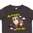 thumbnail image 4 of Inktastic My Grandma Loves Me Owl Boys or Girls Toddler T-Shirt, 4 of 5