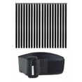 thumbnail image 1 of HUAHAITGCH Paquete de 20 bridas y correas para cables de sujeción reutilizables (12 x 1 pulgada), correas de gancho y bucle multiusos ajustables, bridas para cables de nailon, organizador, correas de, 1 of 1
