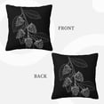 thumbnail image 3 of ZICANCN Berries Line Art Decorative Throw Pillow Covers, Bed Couch Sofa Decorative Knit Pillow Covers for Living Room Farmhouse 18"x18", 3 of 8