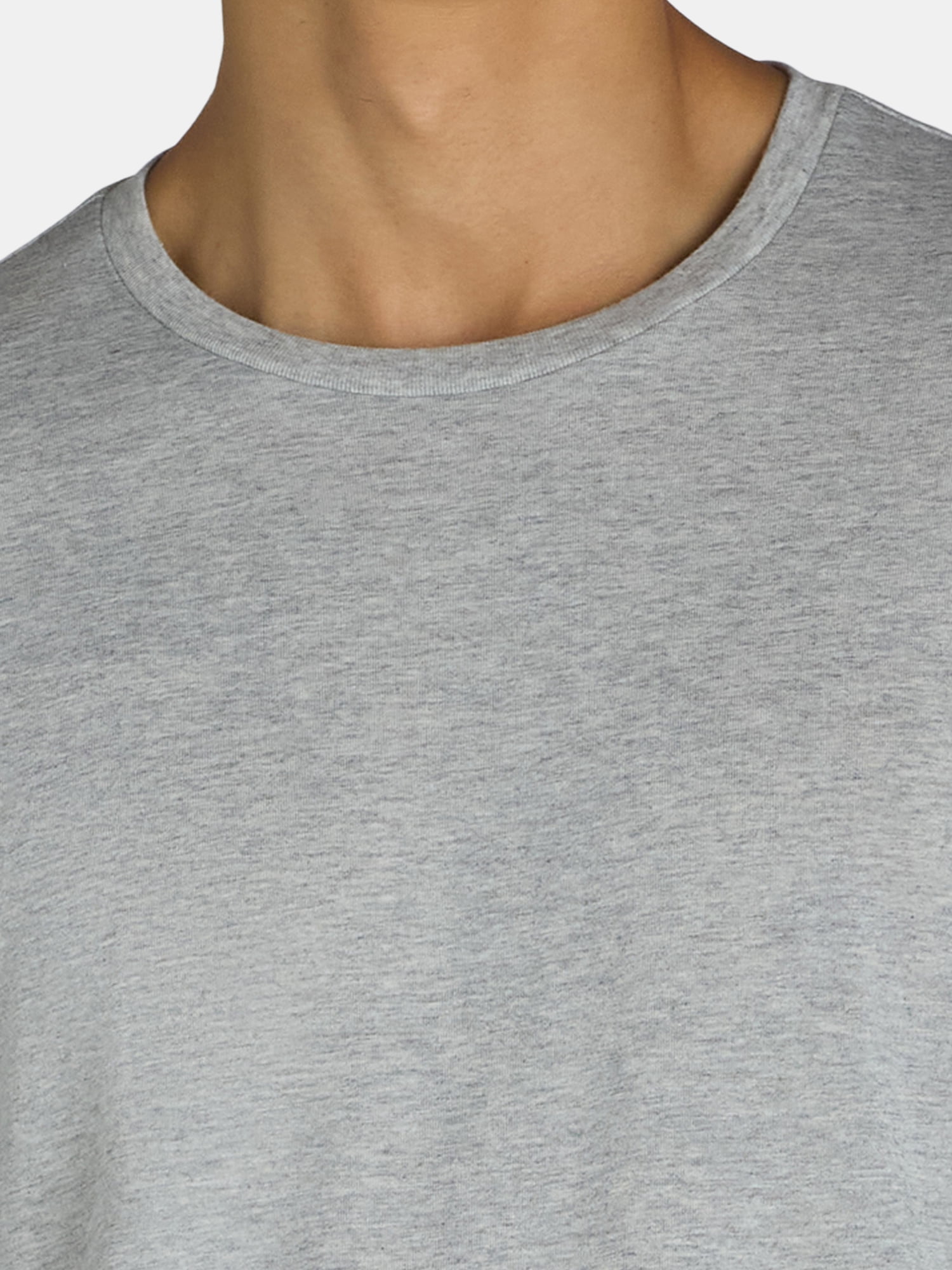 Athletic Works Men's and Big & Tall Men's Tri-Blend Tee with Long Sleeves, Sizes XS-4XLT