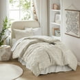 thumbnail image 3 of Regency Heights Twin/Twin XL Comforter Set Beige, 2 Pieces Geometric Tufted Comforters Twin/Twin XL Size, Solid Bedding Comforters Sets, Gift for Mother's Day, 3 of 11