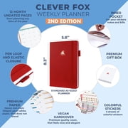 Clever Fox Planner 2nd Edition - Red