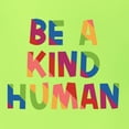 thumbnail image 6 of Wild Bobby Be A Kind Human Positive Inspirational Slogan Inspirational/Christian Men Graphic Tee, Safety Green, Medium, 6 of 6