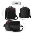 thumbnail image 2 of Fotbe Sparkling Pink Night Sky Lonchera Bolsa de Almuerzo para Hombres y Mujeres, Lonchera de Gran Capacidad, Bolsa de Almuerzo Reutilizable, Bolsa Térmica Aislante, 2 of 7