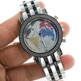 thumbnail image 3 of Men's Diamond Watch Classic JCL39 1.75 Ct World Map Dial, 3 of 6