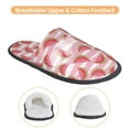 thumbnail image 3 of KLL Cute Watermelon Slippers for Women Men House Slip on Indoor Outdoor Bedroom Furry Fleece Lined Ladies Comfy Anti-Skid Rubber Hard Sole-Large, 3 of 8