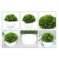thumbnail image 4 of Plantas artificiales en maceta, bonsái verde, árbol pequeño, plantas de hierba, adorno en maceta, flores falsas for decoración del jardín del hogar, fiesta de boda, 4 of 4