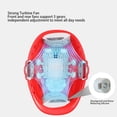 thumbnail image 4 of Casco, Resistencia Al Impacto Uso Cómodo Ventilación Botones De Función Del Casco Con Faro Para Fábricas Talleres Manipulación, 4 of 7