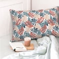 thumbnail image 4 of Yiaed Tropical Leaves Print Brushed Microfiber Envelope Pillowcases, Standard,Envelope Closure Pillow Cases(No pillow core)-14"x20", 4 of 6