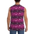thumbnail image 4 of Balery Snowflakes And Christmas Camisetas sin mangas para hombre, absorbe la humedad y protege contra el mal olor.-Medium, 4 of 7
