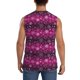thumbnail image 4 of Balery Snowflakes And Christmas Camisetas sin mangas para hombre, absorbe la humedad y protege contra el mal olor.-XX-Large, 4 of 7