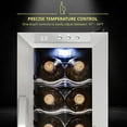 thumbnail image 3 of Schmecke 12-Bottle Beverage Cooler - Compact Wine & Drink Refrigerator, 3 of 9