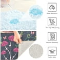 thumbnail image 5 of Dreamtimes Forest Animals Bath Mat Set Soft High Absorbent Non Slip Rectangular Bath Rug+U-Shaped Toilet Mat, Non-Slip Bath Carpet Bath Mats for Bathroom 17.3"x13.4"+23.6"x15.7", 5 of 5