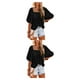 thumbnail image 3 of Qarigey Blusa informal para mujer, camisa para niñas, Club, playa, vacaciones, viajes, transpirable, básica, para el hogar, ropa Type11 NO11, 3 of 6