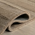 thumbnail image 5 of Rugs USA Vestry Striped Wool Area Rug, 5' x 8', Vestry Brown, 5 of 9