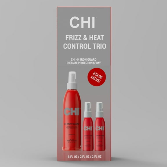 CHI Frizz & Heat Control Trio Gift Set (8 fl oz / 2 fl oz / 2 fl oz)