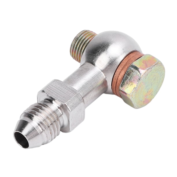Kit De Pernos Banjo 4AN A 1/8 Pulgadas NPT, Conexión Segura Adaptador De Perno Banjo De Estabilidad Mejorada De Acero Inoxidable Para De Transmisión