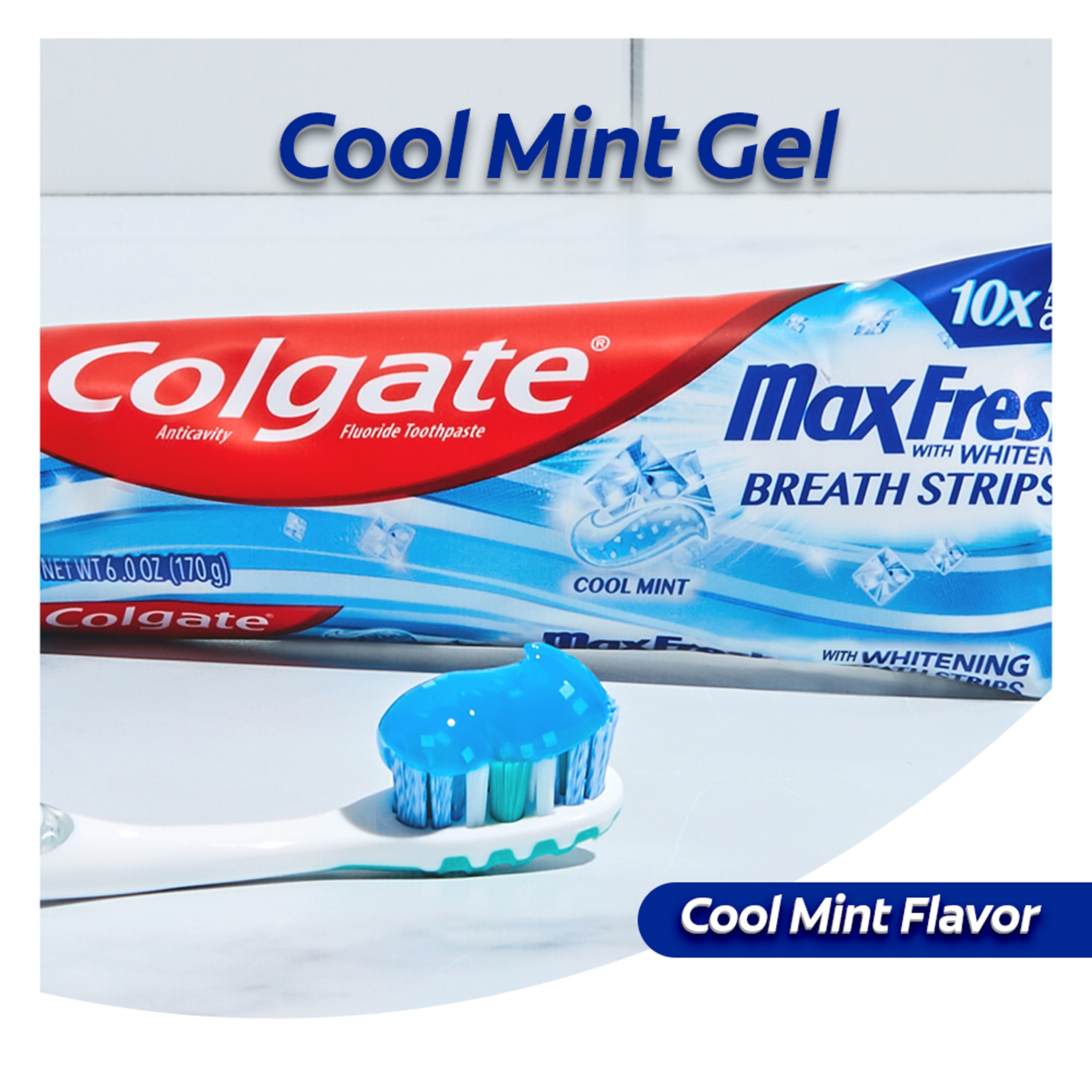 Colgate MaxFresh Stain Removing Toothpaste, Cool Mint, 3 Pack - image 7 of 17
