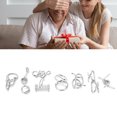 thumbnail image 4 of Rompecabezas de cerebro para adultos bloqueo de hebilla de inteligencia para aliviar el estrés promover la circulación para el hogar ANGGREK Otros, 4 of 8
