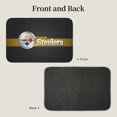 thumbnail image 2 of Felpudo multiusos Steelers Hem Mat para uso en interiores y exteriores. Reciba a sus invitados con una alfombra para el hogar, el dormitorio, el baño, la cocina y la decoración del piso. Absorción de, 2 of 7