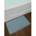 thumbnail image 2 of Abstract Bath Mat, Pattern of Optical Illusion Like Labyrinth Geometrical Shapes Illustration, Plush Bathroom Decor Mat with Non Slip Backing, 29.5" X 17.5", Slate Blue White, by Ambesonne, 2 of 2